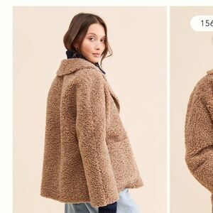 Astr Teddy Jacket in Light Brown